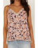 Image #3 - Idyllwind Women's Lurex Little Lace Tank Top, Lavender, hi-res