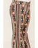Image #2 - Rock & Roll Denim Girls' Southwestern Stripe Print Flare Jeans, Tan, hi-res