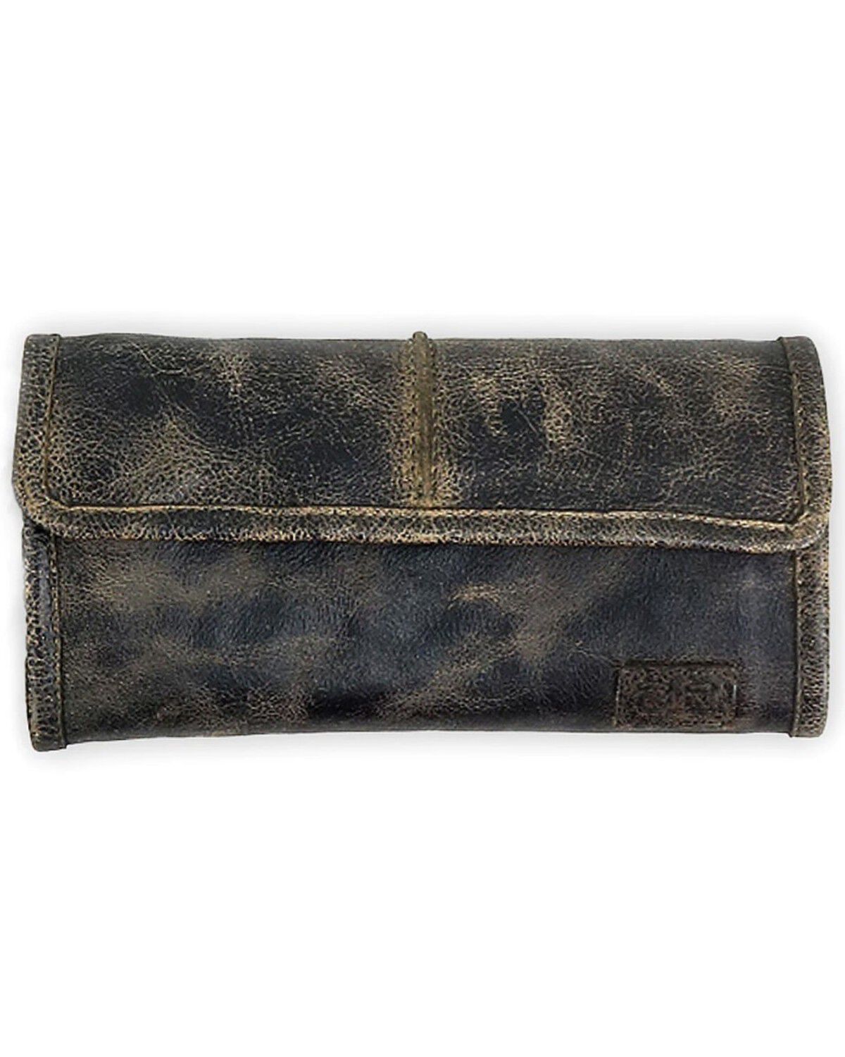 Image #1 - Bed Stu Women's Canton Leather Wallet, Black, hi-res