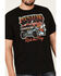 Image #3 - Junk Food Clothing Men's Mustang Ride The Pony Graphic T-Shirt, Black, hi-res