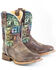 Image #1 - Tin Haul Little Boys' Make It Rain Western Boots - Broad Square Toe, Brown, hi-res