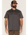 Image #1 - Strauss Men's E.S. Iconic Short Sleeve Button-Down Work Shirt, Grey, hi-res