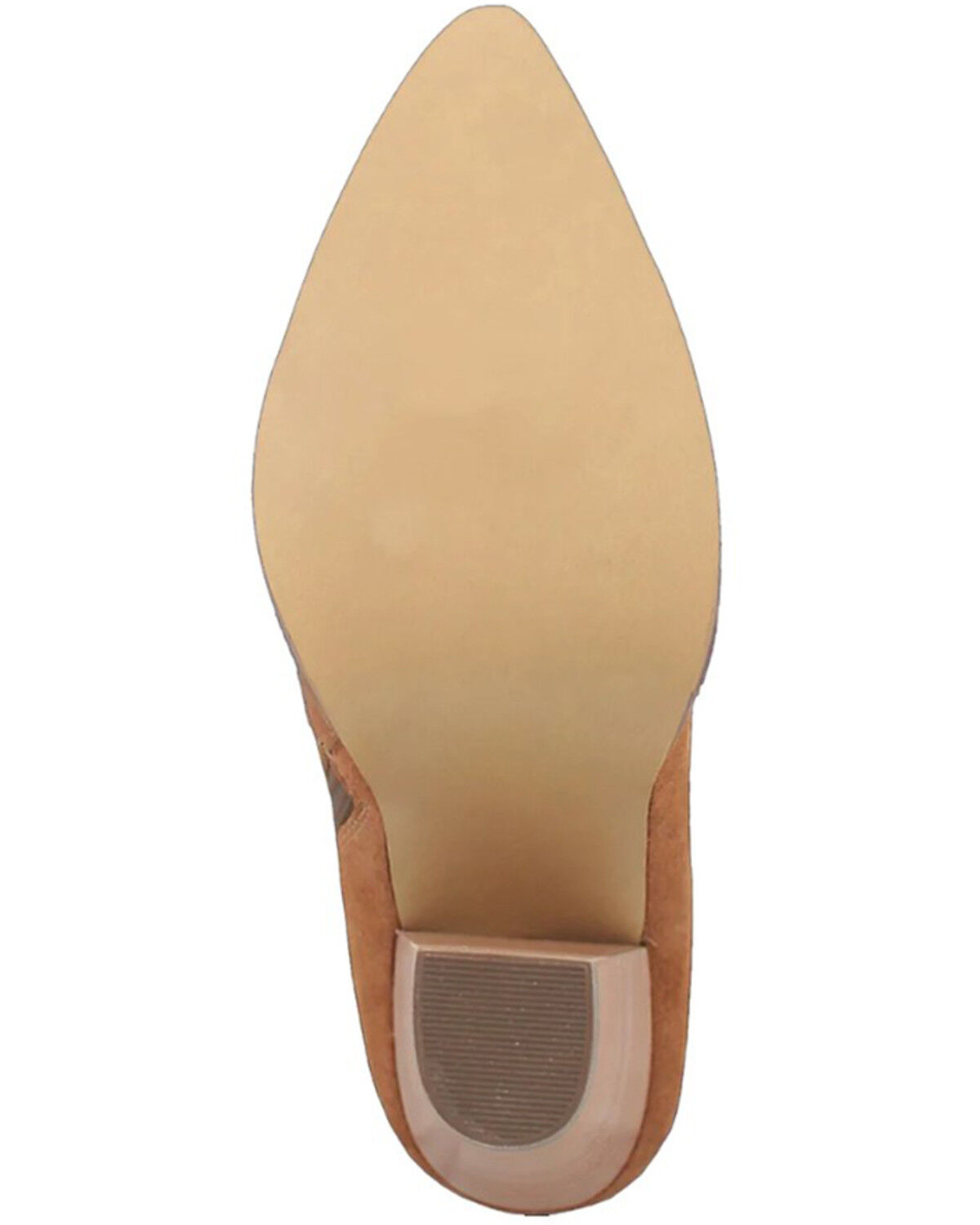 Image #7 - Dingo Women's Crazy Train Leather Booties - Round Toe, Caramel, hi-res