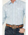 Image #3 - Panhandle Select Men's Paisley Print Long Sleeve Snap Western Shirt - Tall, Light Blue, hi-res