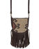 Scully Women's Wool Leather Crossbody Bag, Brown, hi-res