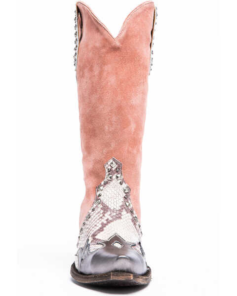 Image #4 - Idyllwind Women's Leap Western Boots - Snip Toe, Blush, hi-res