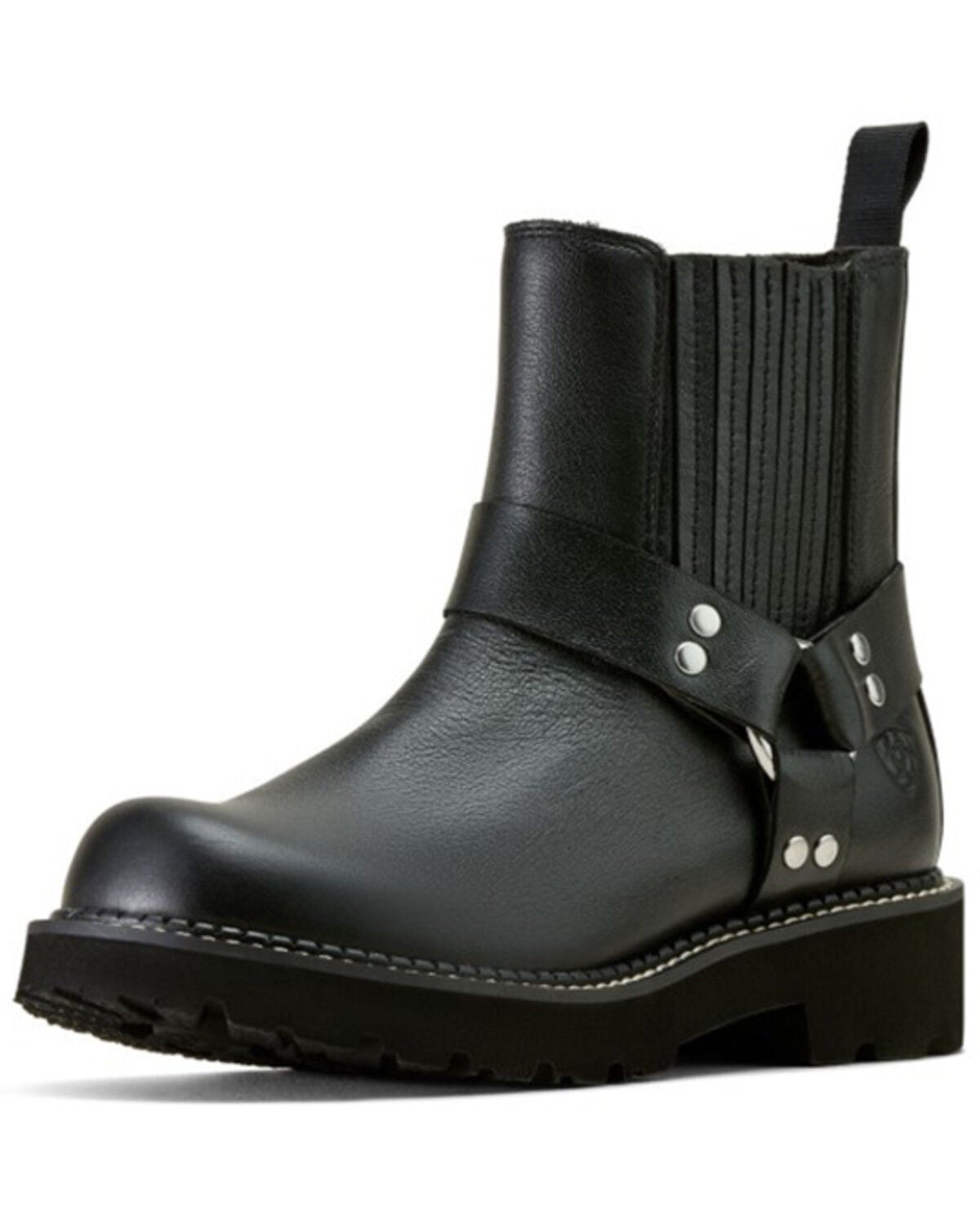 Ariat Women's Fatbaby Harness Chelsea Boots - Round Toe, Black, hi-res