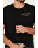 Image #3 - Rode Time Men's Rodeo Blues Short Sleeve Graphic T-Shirt, Black, hi-res