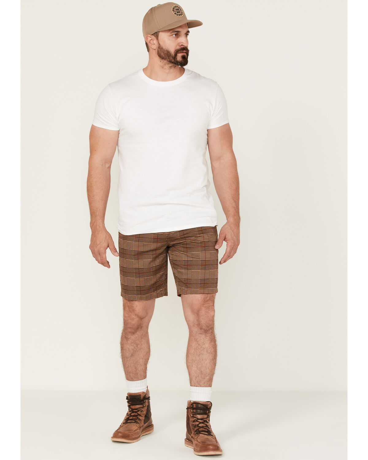 Image #1 - Brixton Men's Choice Stretch Twill Chino Shorts, , hi-res