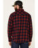 Cotton & Rye Outfitters Men's Navy Plaid Long Sleeve Western Flannel Shirt , Navy, hi-res