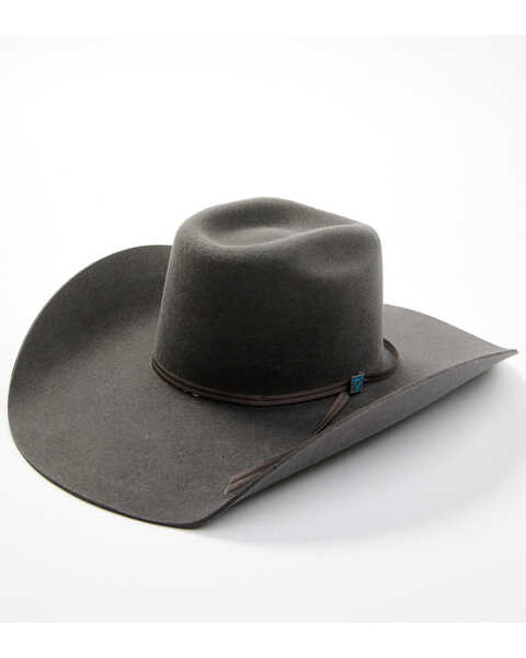 Resistol Men's Cattleman Wool Western Hat, Grey, hi-res