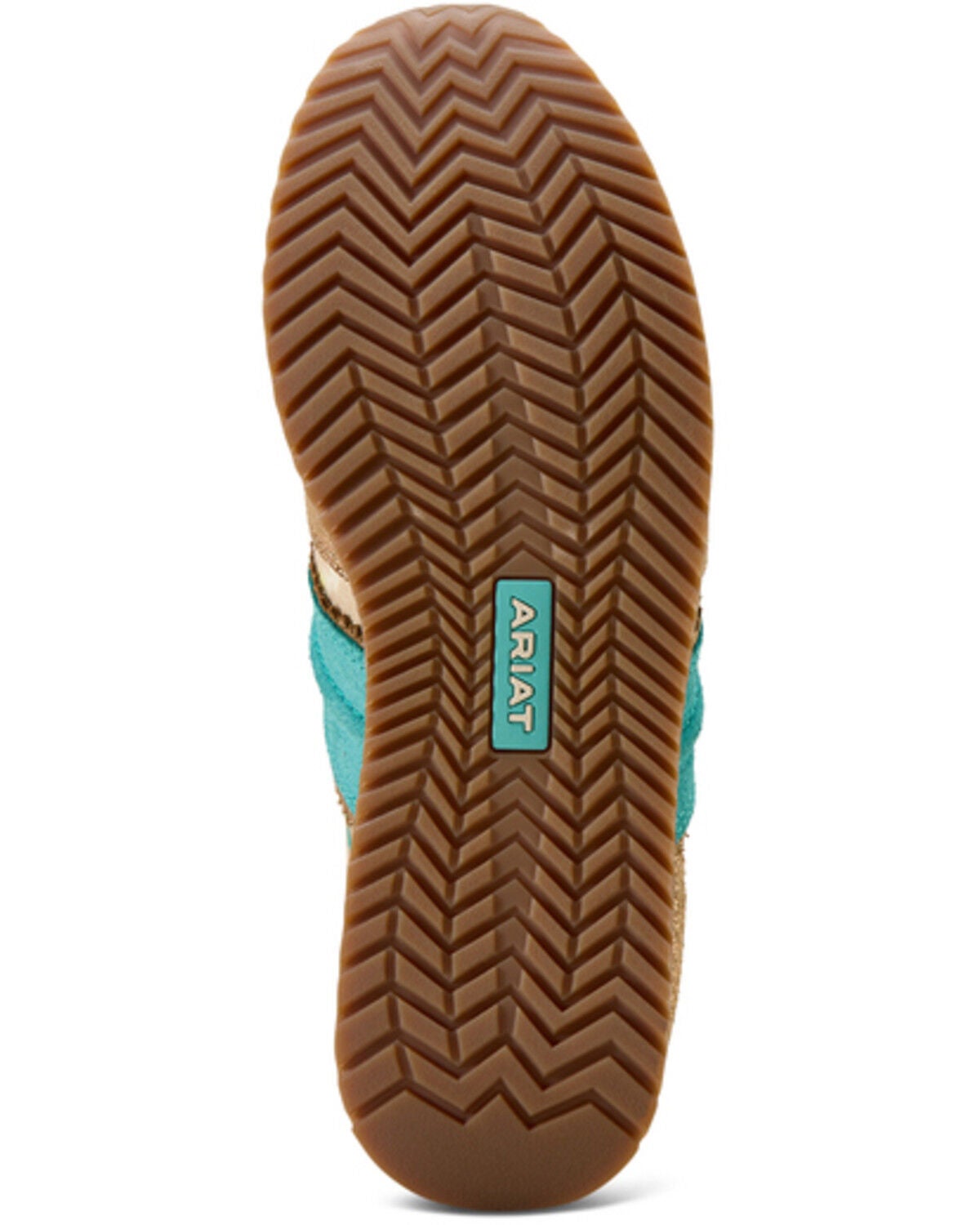 Image #5 - Ariat Women's Ranch Runner Southwestern Print Casual Shoes, Turquoise, hi-res