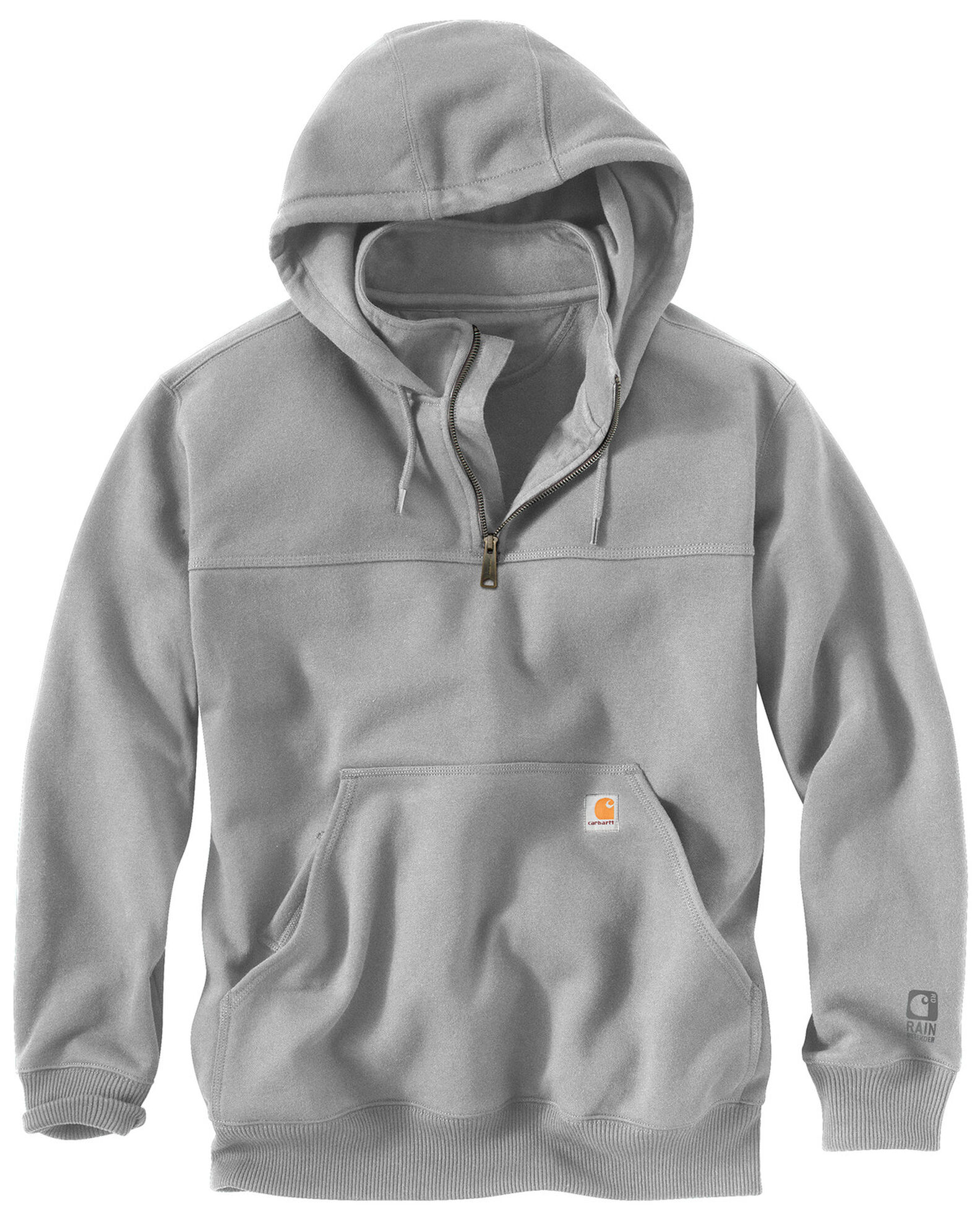 Carhartt Men's Rain Defender Paxton Hooded Zip Mock Work Sweatshirt -  Country Outfitter