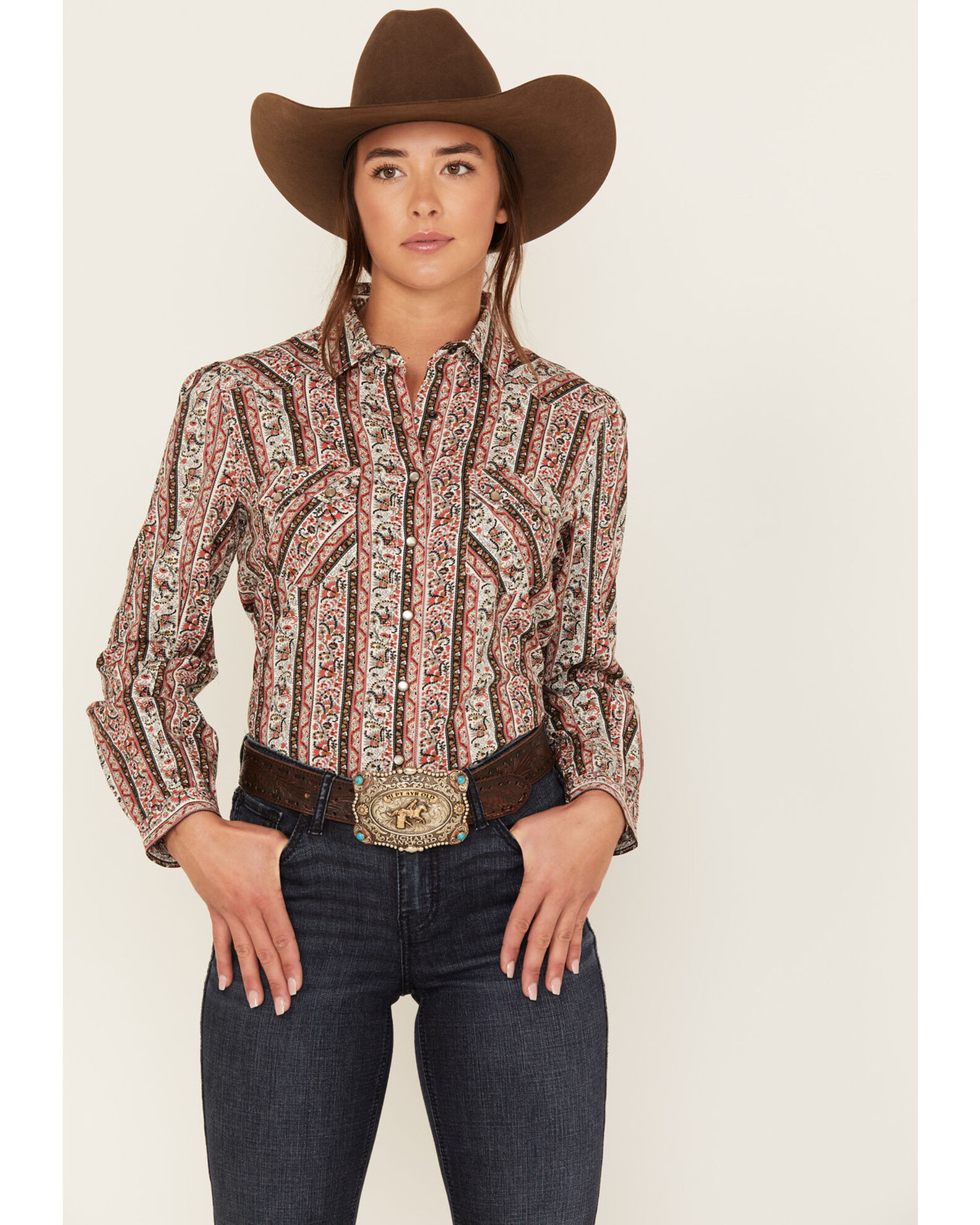 Paisley pearl snap shirts on sale
