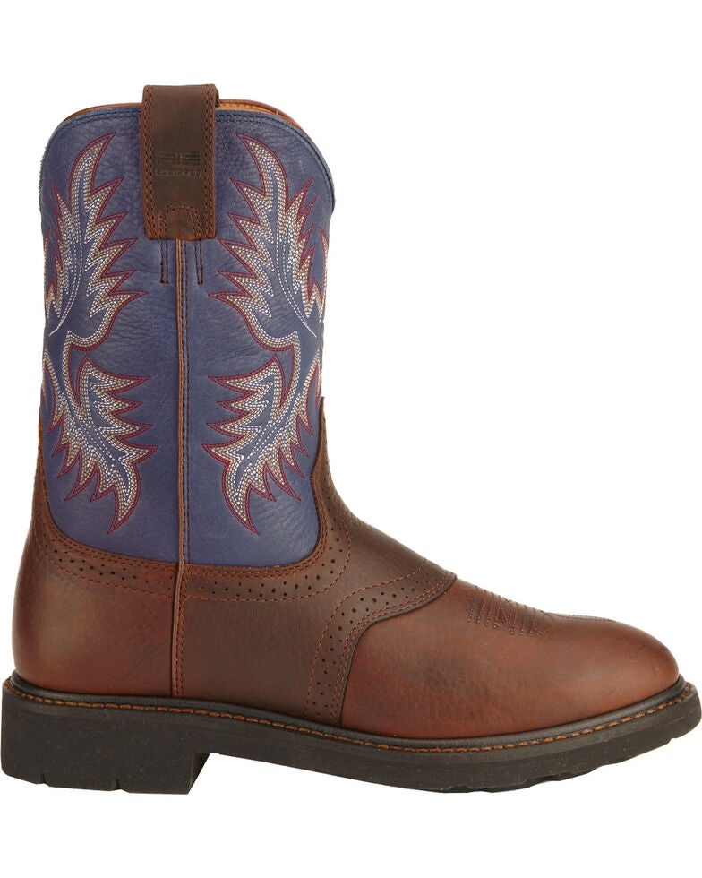 ariat saddle blanket boots