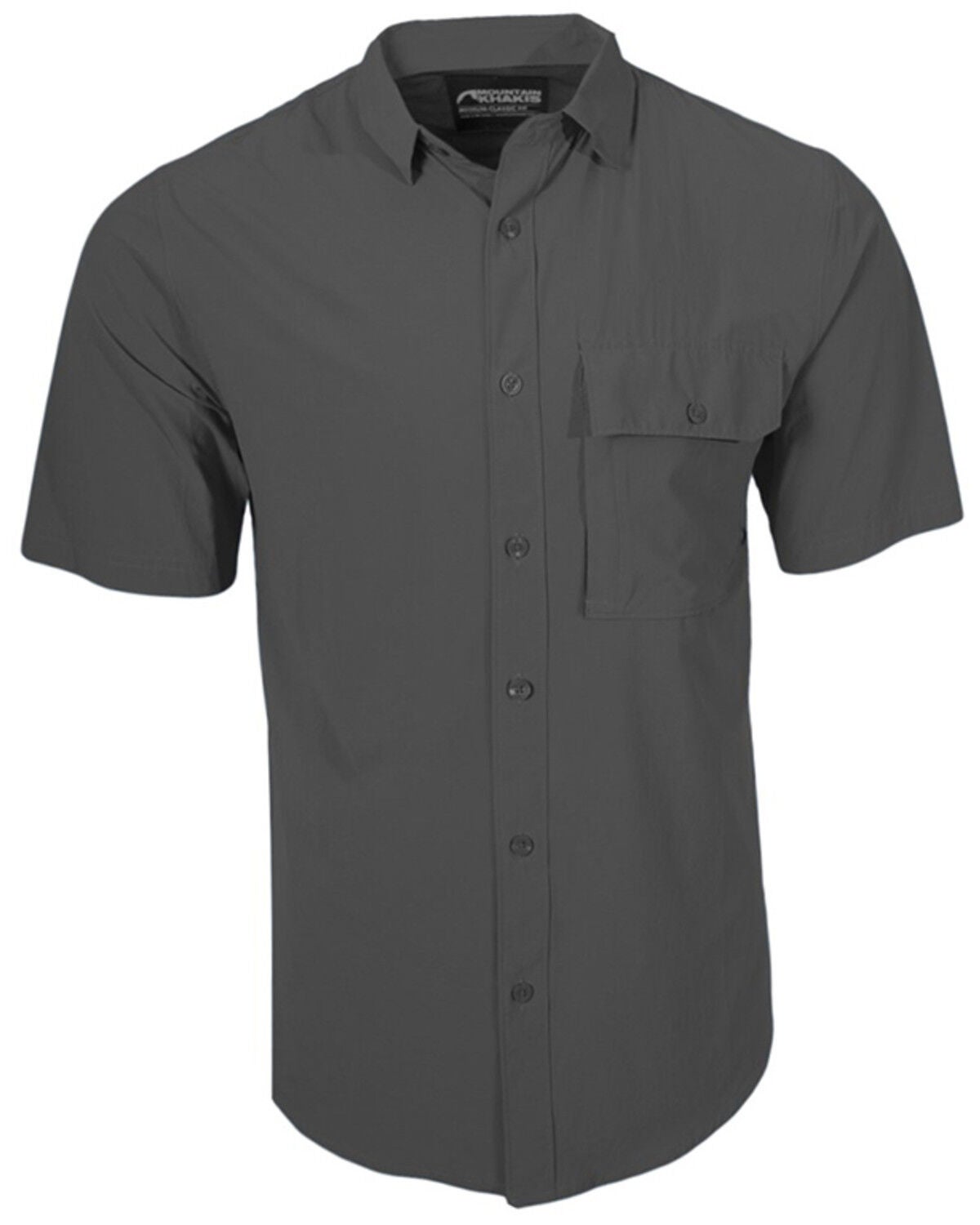 Mountain Khakis Men's Rivers Short Sleeve Woven Shirt, Grey, hi-res