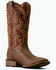 Image #1 - Ariat Men's Arrowrock Performance Western Boots - Broad Square Toe, Brown, hi-res