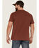 Image #4 - Brothers and Sons Men's Rage Campfire Slub Graphic Short Sleeve T-Shirt , Red, hi-res