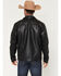 Image #4 - Cody James Men's Ozark Distressed Button-Down Leather Jacket, Black, hi-res