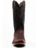 Image #4 - Lucchese Men's Brazos Western Boot , Wine, hi-res
