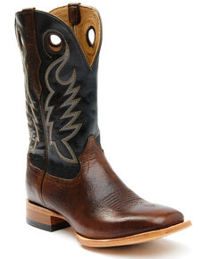 Cody James Men's Union Brown Foot Western Boots - Wide Square Toe, Brown, hi-res