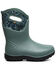 Image #2 - Bogs Women's Neo-Classic Mid Firework Floral Rubber Boots - Round Toe, Loden, hi-res