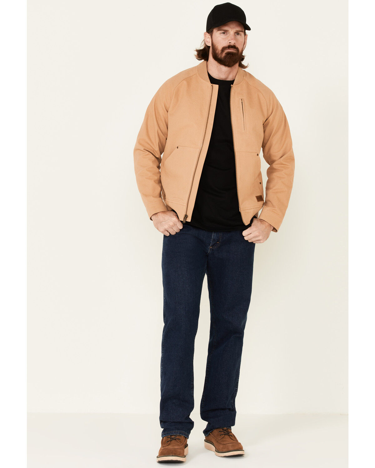 Image #2 - Pendleton Men's Pinehurst Canvas Bomber Jacket, Tan, hi-res