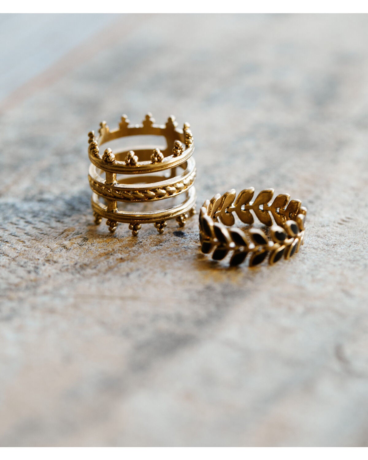 Lainey Wilson Women's Multi Ring Pack - 4 Piece, Gold