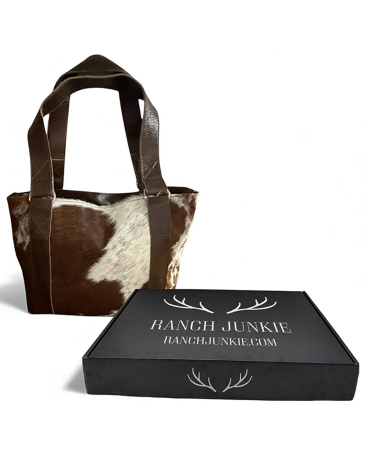 Image #2 - Ranch Junkie Women's Highlands Genuine Cowhide Tote Handbag, Multi, hi-res