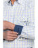 Image #4 - Resistol Men's American Med Plaid Long Sleeve Western Shirt , White, hi-res