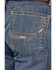 Image #4 - Cinch Men's Grant Medium Stonewash Relaxed Bootcut Performance Stretch Denim Jeans, Indigo, hi-res