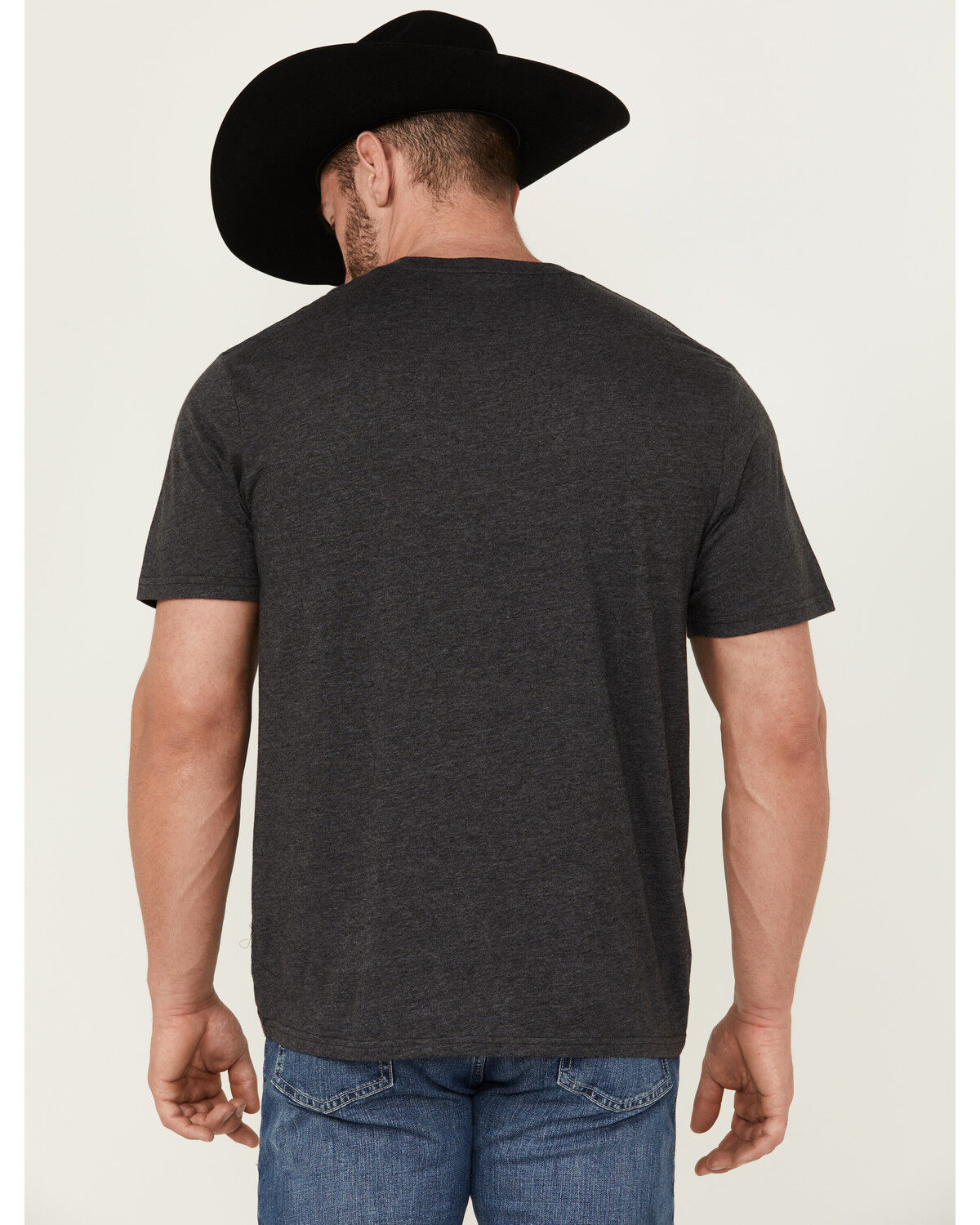 Image #4 - Wrangler Men's Mexico Flag Logo Short Sleeve Graphic Print T-Shirt, Charcoal, hi-res