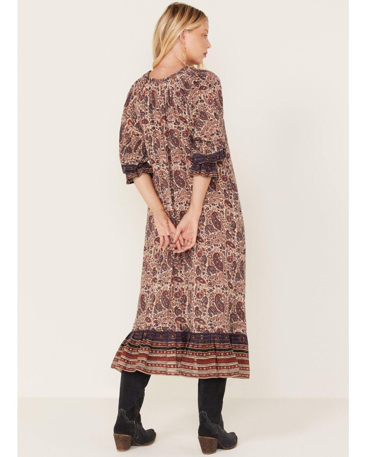 Image #4 - Cleobella Women's Lola Midi Dress, Multi, hi-res