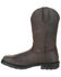 Image #3 - Rocky Men's Worksmart Waterproof Western Work Boots - Composite Toe, Chocolate, hi-res