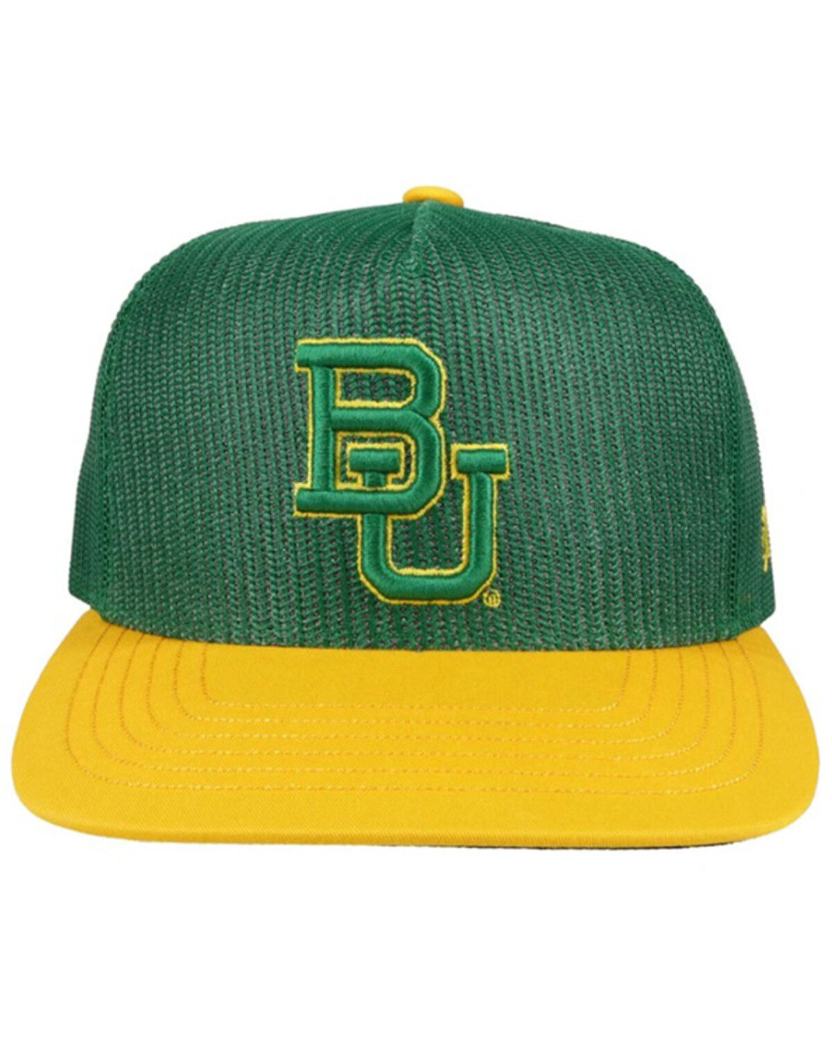 Image #3 - Hooey Men's Baylor University Embroidered Logo Mesh Trucker Cap, Green, hi-res