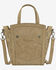 Image #2 - Wrangler Women's Cowhide Embossed Crossbody Tote Bag, Tan, hi-res