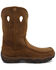 Twisted X Men's Distressed Saddle Hiker Boots - Moc Toe, Brown, hi-res