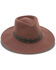 Nikki Beach Women's Rogue Western Felt Rancher Hat , Rust Copper, hi-res