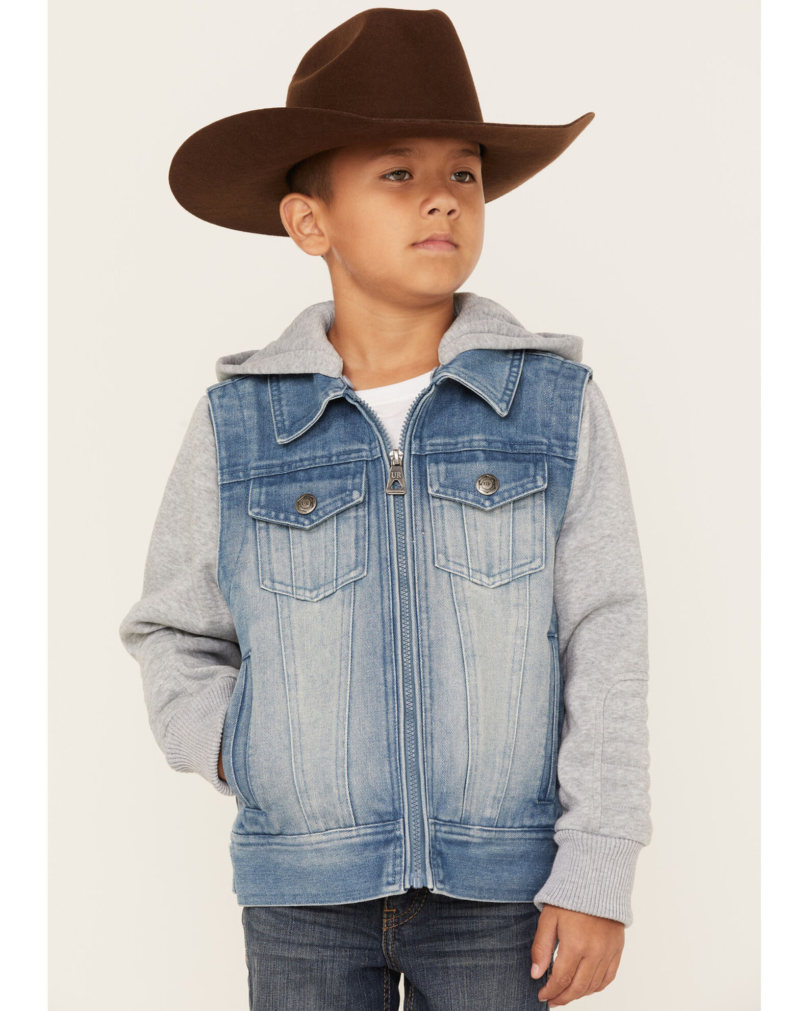 Boys sale denim vest