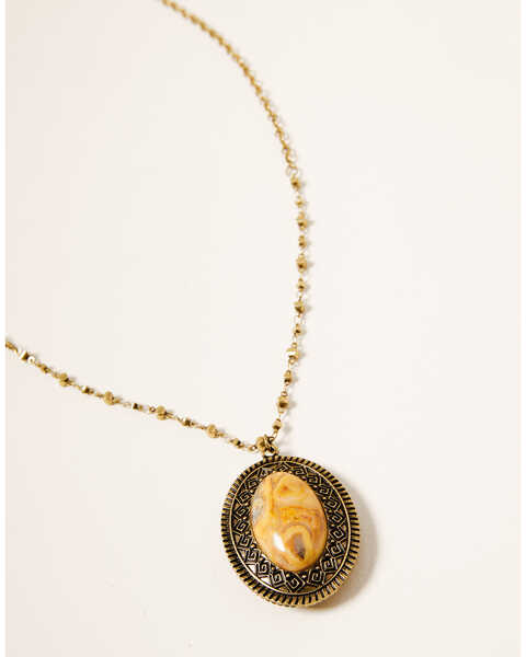 Image #1 - Shyanne Women's Winslow Reversible Medallion Necklace Set, Gold, hi-res