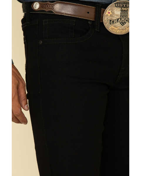 Image #4 - Cody James Men's Night Rider Black Wash Slim Straight Stretch Denim Jeans , Black, hi-res