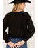 Image #4 - Revel Women's Long Sleeve Peasant Top, Black, hi-res