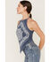 Image #2 - Rock & Roll Denim Women's Bandana Print Tank Top, Navy, hi-res