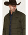 Image #2 - Ariat Men's Solid Crius Insulated Concealed Carry Jacket, Forest Green, hi-res
