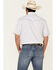 Rough Stock By Panhandle Royal Americana Print Short Sleeve Western Shirt , Royal Blue, hi-res