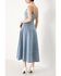 Image #4 - Flying Tomato Women's Cloud Ninette Denim Midi Dress, Light Wash, hi-res