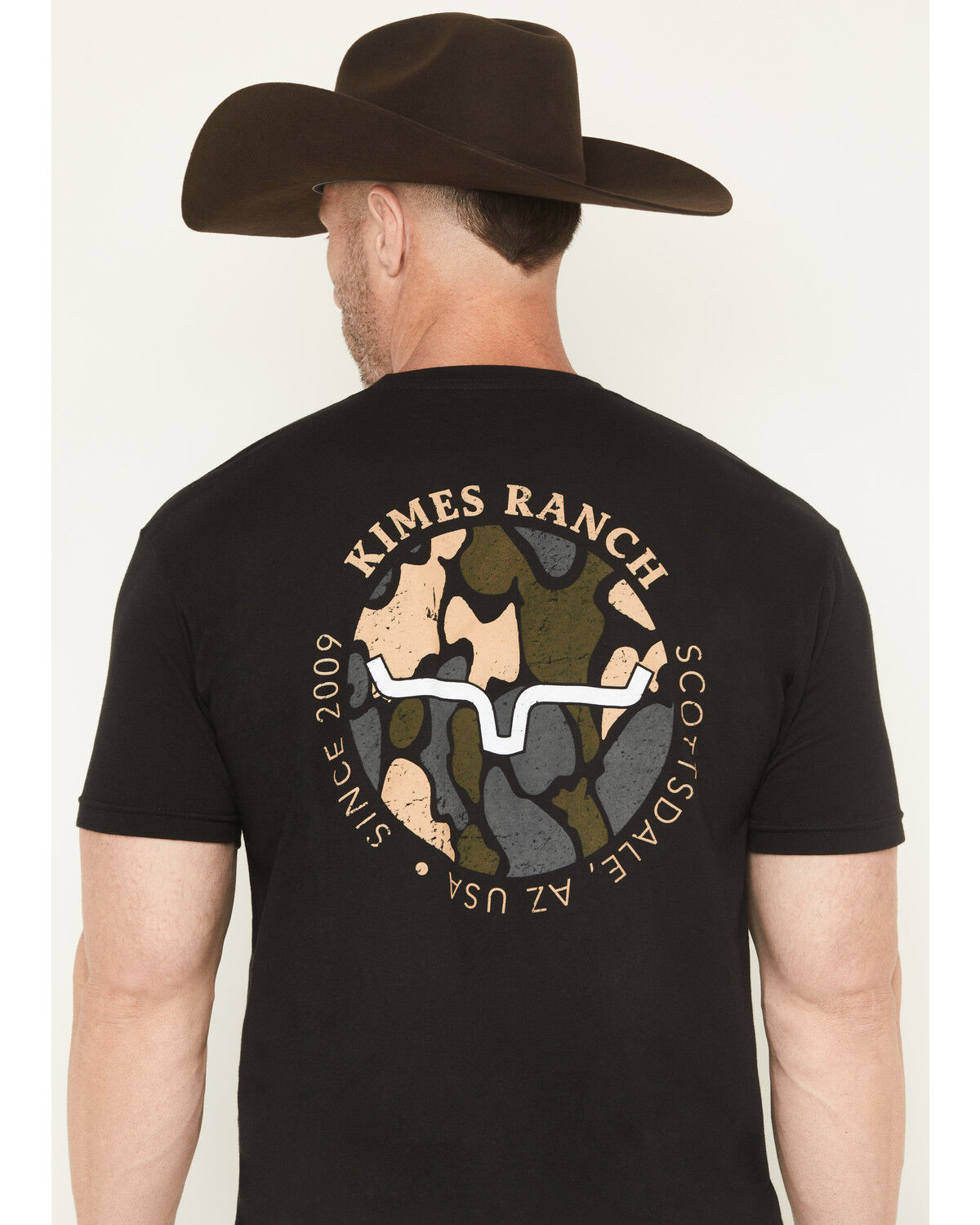 Image #4 - Kimes Ranch Men's Duck Camo Logo Short Sleeve Graphic T-Shirt, Black, hi-res