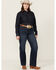 Image #1 - Ariat Women's Dark Wash Mid Rise Angela Trouser Jeans - Plus, Dark Wash, hi-res