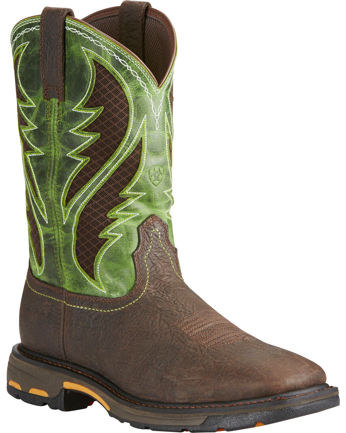 Ariat Men's VentTEK WorkHog&reg; Work Boots - Composite Toe, Brown, hi-res