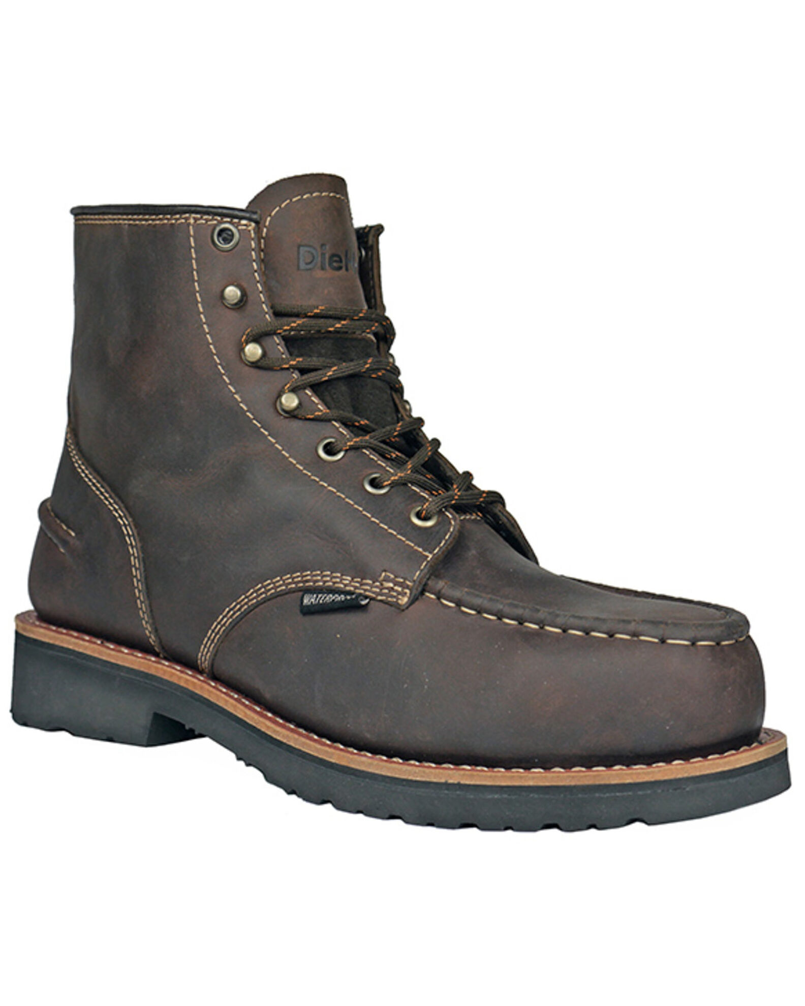 Hoss Men s DieHard Moc Waterproof Work Boots Composite Toe Country Outfitter